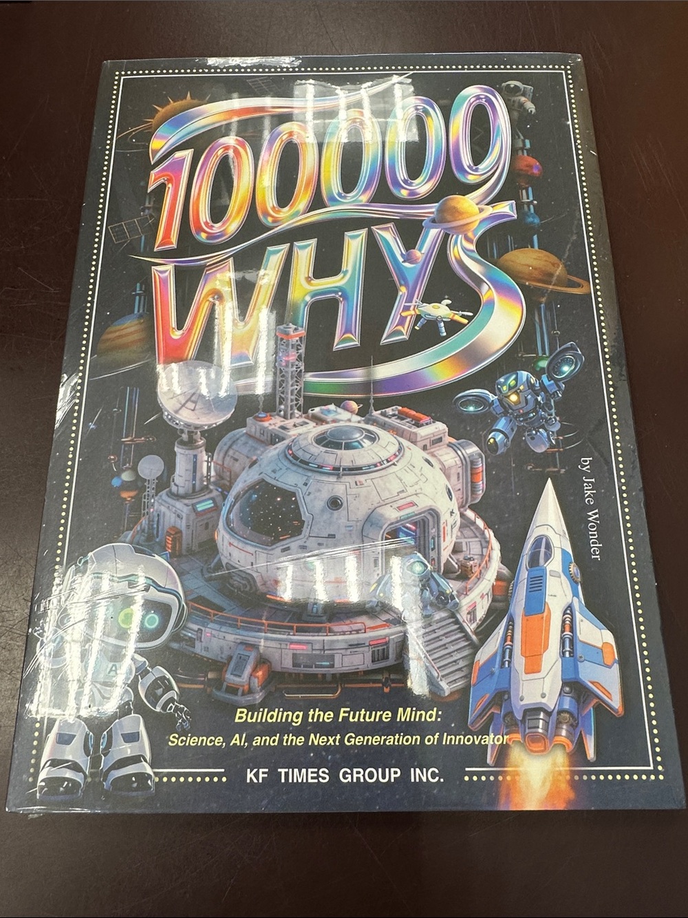10,000 Whys Kids Book - Blue Space Adventure